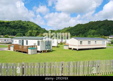 Pendine Sands Holiday Camp, Pendine (Pentywyn), Carmarthenshire, Wales, Vereinigtes Königreich Stockfoto