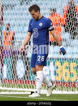 Aktenfoto vom 23-05-2021 von Chelseas Cesar Azpilicueta. Ausgabedatum: Dienstag, 25. Mai 2021. Stockfoto