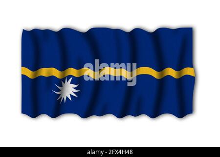 WWWWWWWWWWWWWWWWW 3D Rendering Flagge der Welt zu studieren Stockfoto