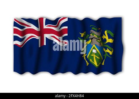 WWWWWWWWWWWWWWWWW 3D Rendering Flagge der Welt zu studieren Stockfoto