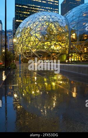 Seattle, Washington, USA - 16. April 2018. Amazon Hauptsitz Seattle. Stockfoto