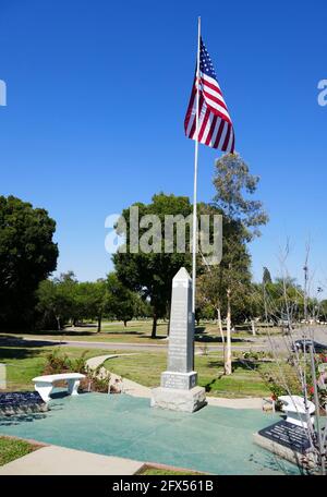 Fullerton, Kalifornien, USA 24. Mai 2021 EIN allgemeiner Blick auf die Atmosphäre des Loma Vista Memorial Park am 24. Mai 2021 in Fullerton, Kalifornien, USA. Foto von Barry King/Alamy Stockfoto Stockfoto