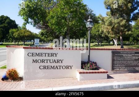 Fullerton, Kalifornien, USA 24. Mai 2021 EIN allgemeiner Blick auf die Atmosphäre des Loma Vista Memorial Park am 24. Mai 2021 in Fullerton, Kalifornien, USA. Foto von Barry King/Alamy Stockfoto Stockfoto