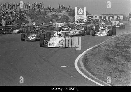 Formel-III-Rennen auf dem Kurs von Zandvoort, 20. Mai 1973, Autorennen, Rennstrecken, Niederlande, Presseagentur des 20. Jahrhunderts, Foto, Nachrichten zum erinnern, Dokumentarfilm, historische Fotografie 1945-1990, visuelle Geschichten, Menschliche Geschichte des zwanzigsten Jahrhunderts, Momente in der Zeit festzuhalten Stockfoto