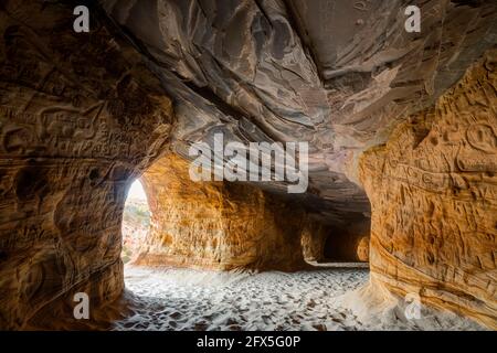 Sand Caves, Kanab, Utah, USA Stockfoto