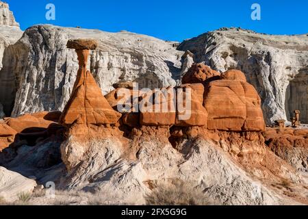 Toadstool Hoodoos, Kanab, Utah, USA Stockfoto