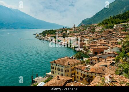 Limone Sul Garda, Gardasee, Italien Stockfoto