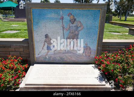 Cypress, California, USA 24. Mai 2021 EIN allgemeiner Blick auf die Atmosphäre des Forest Lawn Cypress Memorial Park am 24. Mai 2021 in Cypress, California, USA. Foto von Barry King/Alamy Stockfoto Stockfoto