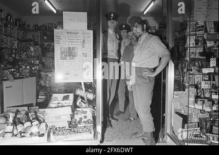 Die niederländische Armee, die in La Courtine praktiziert, 7. August 1970, Streitkräfte, Soldaten, 20. Jahrhundert Presseagentur Foto, Nachrichten zu erinnern, Dokumentarfilm, historische Fotografie 1945-1990, visuelle Geschichten, Menschliche Geschichte des zwanzigsten Jahrhunderts, Momente in der Zeit festzuhalten Stockfoto