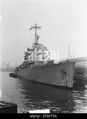 Hf. Frau Tromp, 10. Februar 1951, Schiffe, Niederlande, Foto der Presseagentur des 20. Jahrhunderts, zu erinnerende Nachrichten, Dokumentarfilm, historische Fotografie 1945-1990, visuelle Geschichten, Menschliche Geschichte des zwanzigsten Jahrhunderts, Momente in der Zeit festzuhalten Stockfoto