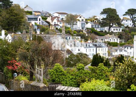 ST MAWES, CORNWALL, Großbritannien - MAI 12 : Blick auf St Mawes, Cornwall am 12. Mai 2021 Stockfoto