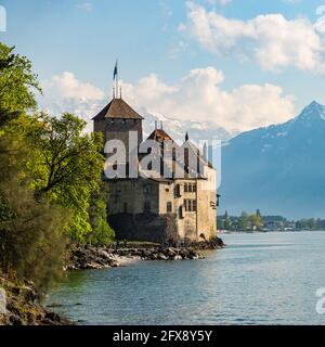 Schloss Chillon Stockfoto