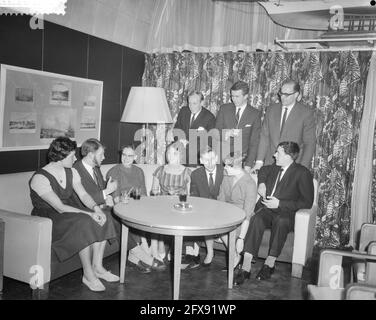 Treffen der Top-Spieler in Dordrecht, 13. Februar 1960, Treffen, Top-Spieler, Niederlande, Presseagentur des 20. Jahrhunderts, Foto, Nachrichten zum erinnern, Dokumentarfilm, historische Fotografie 1945-1990, visuelle Geschichten, Menschliche Geschichte des zwanzigsten Jahrhunderts, Momente in der Zeit festzuhalten Stockfoto