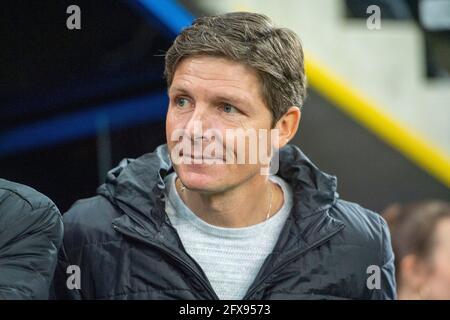 Paderborn, Deutschland. Mai 2021. Oliver GLASNER ist neuer Trainer bei der Eintracht Frankfurt. Archivfoto; Trainer Oliver GLASNER (WOB), Halbportrait, Fußball 1. Bundesliga, 20. Spieltag, SC Paderborn 07 (PB) - VfL Wolfsburg (WOB) 2: 4, am 02.02.2020 in Paderborn/Deutschland. vÇ¬ Credit: dpa/Alamy Live News Stockfoto