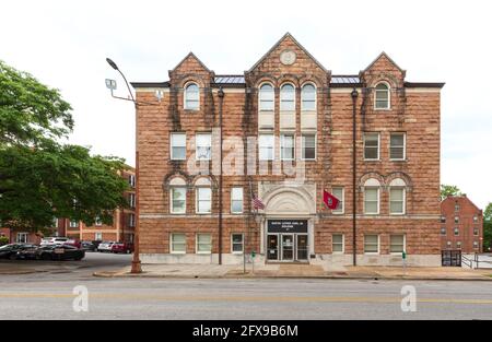 CHATTANOOGA, TN, USA-10 MAY 2021: Frontansicht des Martin Luther King, Jr. Gebäudes, das derzeit als Dept. Of Community and Econ genutzt wird. Entwicklung. Stockfoto