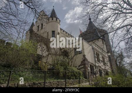 Die Burg Rode ist eine Höhenburg in der Stadtmitte von Herzogenrath Stockfoto