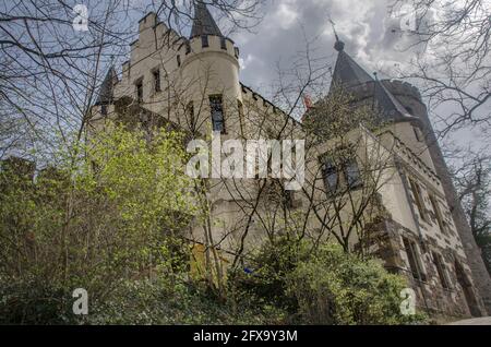 Die Burg Rode ist eine Höhenburg in der Stadtmitte von Herzogenrath Stockfoto