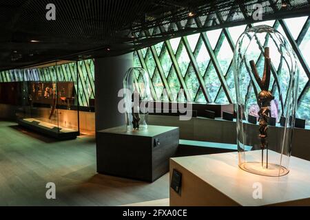 DIE MARC LADREIT DE LACHARRIERE KOLLEKTION IM PARISER MUSEE DU QUAI BRANLY, PARIS Stockfoto