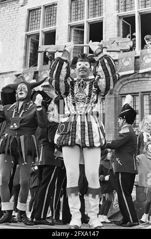 Carnival 1967 Bergen op Zoom, 4. Februar 1967, CARNAVAL, Niederlande, 20. Jahrhundert Presseagentur Foto, Nachrichten zu erinnern, Dokumentarfilm, historische Fotografie 1945-1990, visuelle Geschichten, Menschliche Geschichte des zwanzigsten Jahrhunderts, Momente in der Zeit festzuhalten Stockfoto