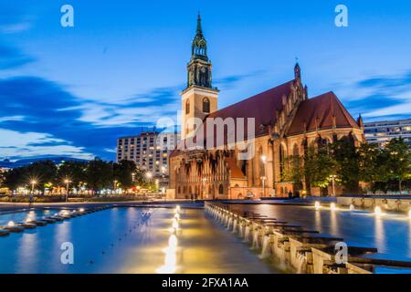 Marienkirche in Berlin, Deutschland Stockfoto