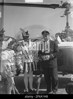 Karneval In Nijmegen. Ankunft von Prinz Karneval und Parade, 19. April 1953, Karneval, Niederlande, 20. Jahrhundert Presseagentur Foto, Nachrichten zu erinnern, Dokumentarfilm, historische Fotografie 1945-1990, visuelle Geschichten, Menschliche Geschichte des zwanzigsten Jahrhunderts, Momente in der Zeit festzuhalten Stockfoto