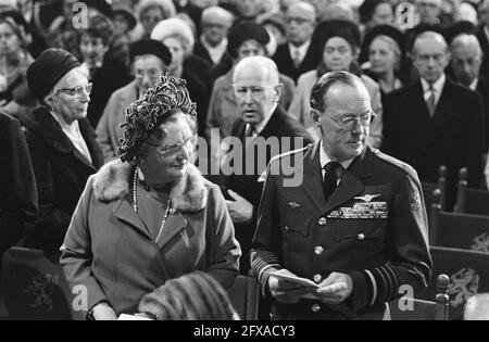 Taufe von Prinz Constantijn und Prinz Bernhard in Domkerk in Utrecht. Übersichten, 21. Februar 1970, Taufzeremonien, Niederlande, Foto der Presseagentur des 20. Jahrhunderts, zu erinnerende Nachrichten, Dokumentarfilm, historische Fotografie 1945-1990, visuelle Geschichten, Menschliche Geschichte des zwanzigsten Jahrhunderts, Momente in der Zeit festzuhalten Stockfoto