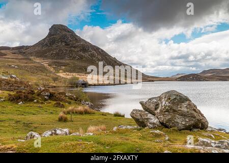 Cregennen Lake, Snowdonia National Park, Wales. Stockfoto