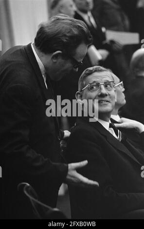 Senat . Prüfung des Lohngesetzes von Minister Roolvink, 10. Februar 1970, 20. Jahrhundert Presseagentur Foto, Nachrichten zu erinnern, Dokumentarfilm, historische Fotografie 1945-1990, visuelle Geschichten, Menschliche Geschichte des zwanzigsten Jahrhunderts, Momente in der Zeit festzuhalten Stockfoto