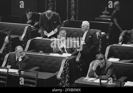 Senat . Prüfung des Lohngesetzes von Minister Roolvink, 10. Februar 1970, 20. Jahrhundert Presseagentur Foto, Nachrichten zu erinnern, Dokumentarfilm, historische Fotografie 1945-1990, visuelle Geschichten, Menschliche Geschichte des zwanzigsten Jahrhunderts, Momente in der Zeit festzuhalten Stockfoto