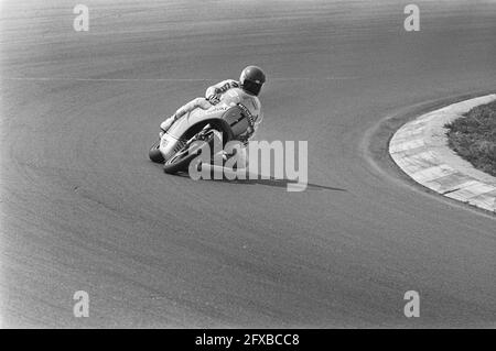 International Motor Racing in Zandvoort, (1) Hartog in Aktion, 11. Juli 1976, Motorrad-Rennen, Niederlande, 20. Jahrhundert Presseagentur Foto, Nachrichten zu erinnern, Dokumentarfilm, historische Fotografie 1945-1990, visuelle Geschichten, Menschliche Geschichte des zwanzigsten Jahrhunderts, Momente in der Zeit festzuhalten Stockfoto