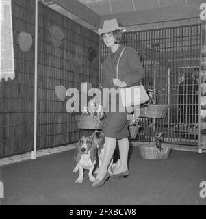 Internationale Schuhmesse in Utrecht, Schuhmesse, 5. April 1965, Messen, Niederlande, Presseagentur des 20. Jahrhunderts, Foto, Nachrichten zum erinnern, Dokumentarfilm, historische Fotografie 1945-1990, visuelle Geschichten, Menschliche Geschichte des zwanzigsten Jahrhunderts, Momente in der Zeit festzuhalten Stockfoto