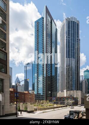 505 McClurg in der Streeterville Nachbarschaft Stockfoto