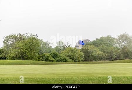 Loch Nummer 5 im Maidstone Golf Club, East Hampton, NY Stockfoto