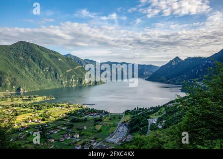 Idrosee in der Provinz Brescia, Lombardei, Italien Stockfoto