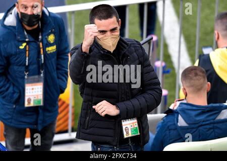 DANZIG, POLEN - 26. MAI: Bruno Soriano von Villarreal CF beim UEFA Europa League Finale zwischen Villarreal CF und Manchester United am 26. Mai 2021 im Stadion Energa Danzig in Danzig, Polen (Foto: Pablo Morano/Orange Picches) Stockfoto