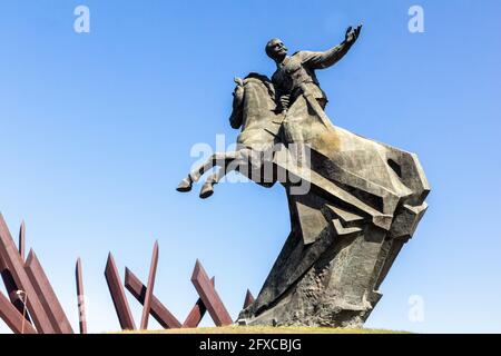 Antonio Maceo Monument auf dem Platz der Revolution, Santiago de Cuba, Kuba Stockfoto