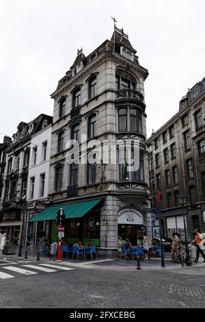 La Ville de liège en Belgique Stockfoto