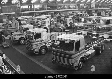 Übersicht über die Eröffnung des Firmenwagens RAI 82 im Februar 4. Bild von einigen Firmenwagen, 2. Februar 1982, Lastwagen, Niederlande, 20. Jahrhundert Presseagentur Foto, Nachrichten zu erinnern, Dokumentarfilm, historische Fotografie 1945-1990, visuelle Geschichten, Menschliche Geschichte des zwanzigsten Jahrhunderts, Momente in der Zeit festzuhalten Stockfoto