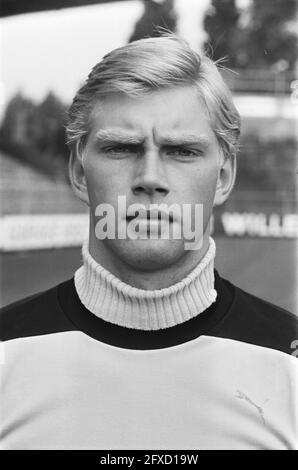 Ajax Pressetag; Torwart Peter Jager., 24. Juli 1978, Sport, Fußball, Niederlande, Foto der Presseagentur des 20. Jahrhunderts, zu erinnerende Nachrichten, Dokumentarfilm, historische Fotografie 1945-1990, visuelle Geschichten, Menschliche Geschichte des zwanzigsten Jahrhunderts, Momente in der Zeit festzuhalten Stockfoto