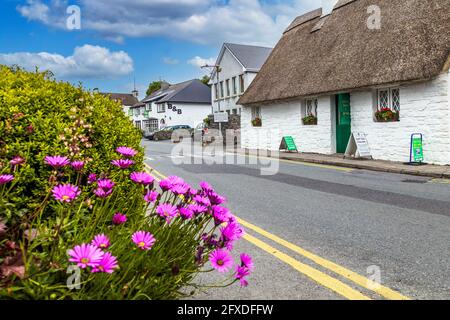 Dorf Cong in Couny Mayo Irland zur verfilmung Der ruhige Mann Film mit John Wayne und Maureen O'Hara Stockfoto