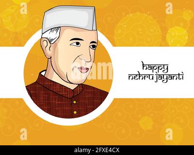 Jawaharlal Nehru Jayanti Stock Vektor