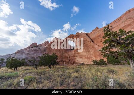 Window Rock Arizona auf Navajo Reservation II Stockfoto