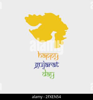Hintergrund des Gujarat-Tages Stock Vektor