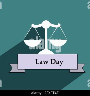 USA Law Day Hintergrund Stock Vektor