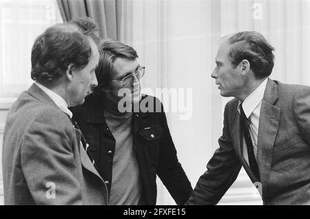 Unterhaus, Wohnungsdebatte; von links nach rechts Staat sek Brokx, Kombrink (PvdA) und Minister Beelaerts van Blokland, Nr. neue Abgeordnete Frau Kluthich, 12. September 1978, Debatten, Niederlande, Foto der Presseagentur des 20. Jahrhunderts, Nachrichten zur Erinnerung, Dokumentarfilm, historische Fotografie 1945-1990, visuelle Geschichten, Menschliche Geschichte des zwanzigsten Jahrhunderts, Momente in der Zeit festzuhalten Stockfoto