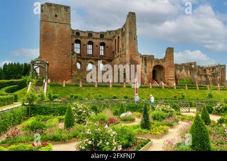 Kenilworth Castle, Kenilworth, Warwickshire, England Stockfoto