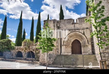 Ruinen der Stiftskirche Santa Mara in Valladolid, Spanien Stockfoto