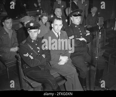 Van der Waals SD-Spion in Rotterdam, 16. April 1948, Niederlande, Foto der Presseagentur des 20. Jahrhunderts, Nachrichten zur Erinnerung, Dokumentarfilm, historische Fotografie 1945-1990, visuelle Geschichten, Menschliche Geschichte des zwanzigsten Jahrhunderts, Momente in der Zeit festzuhalten Stockfoto