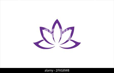 Lotus Blume Symbol Logo Design Vektor Vorlage Illustration Stock Vektor