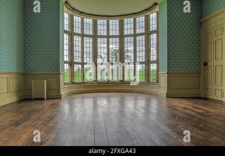 Kirby Hall aus dem 16. Jahrhundert, ein Hauptbeispiel eines elisabethanischen Wunderhauses, in der Nähe von Gretton, Northamptonshire, Großbritannien Stockfoto